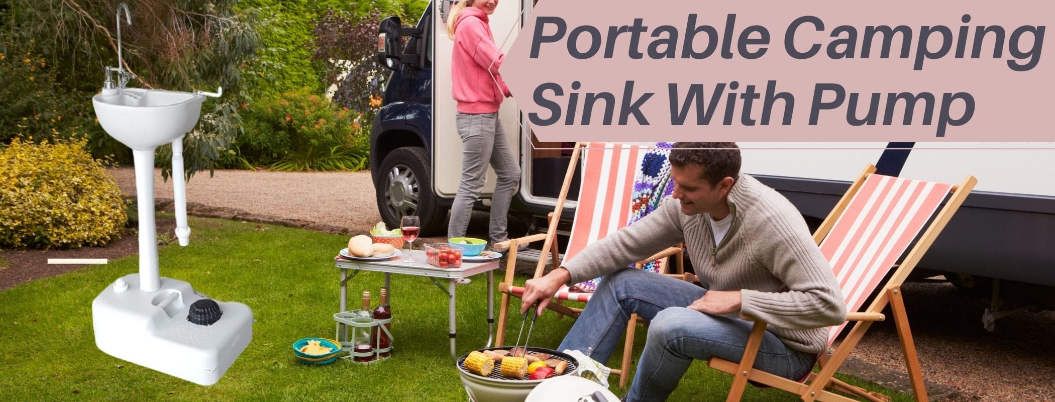 Portable Camping Sink With Pump 